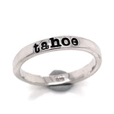 "tahoe" Sterling Silver Ring- size 8