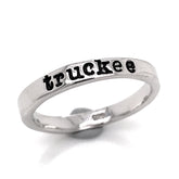 "truckee" Sterling Silver Ring- size 5.5