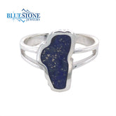 NEW 2023 VERSION of Medium Sterling Silver Fashion Ring with One Lake