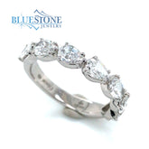 14kt White Gold Diamond Ring- Size 6.5