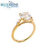 14kt Yellow Gold Diamond Engagement Ring- SAMPLE- Special Order Only
