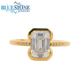 14kt Yellow Gold Diamond Engagement Ring- SAMPLE- Special Order Only