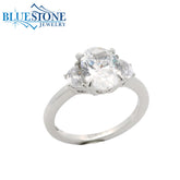 14kt White Gold Diamond Engagement Ring- SAMPLE- Special Order Only