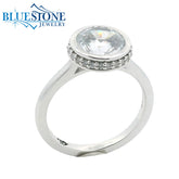 14kt White Gold Diamond Engagement Ring- SAMPLE- Special Order Only