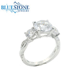 14kt White Gold Diamond Engagement Ring- SAMPLE- Special Order Only