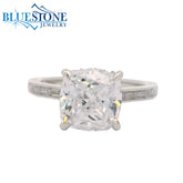 SAMPLE 14kt White Gold Diamond Engagement Ring- Size 6.5