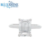 SAMPLE 14kt White Gold Diamond Engagement Ring- Size 6.5