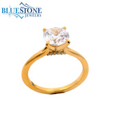 SAMPLE 14kt Yellow Gold Diamond Engagement Ring- Size 6.5