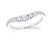 14 Karat White Gold Diamond Ring