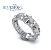 14 Karat White Gold Diamond Ring