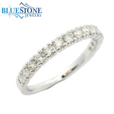 14K White Gold Diamond Ring- Size 7