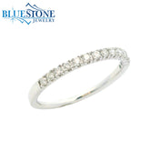 14K White Gold Diamond Ring- Size 7
