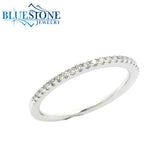 14K White Gold Diamond Ring- Size 7