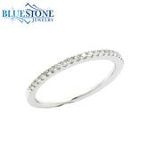 14K White Gold Diamond Ring- Size 7