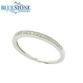 14K White Gold Diamond Ring- Size 6.75