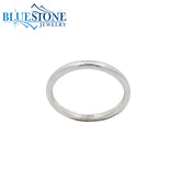 14KWG 2.1mm Domed Wedding Band - Size 6.5