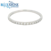 14 Karat Yellow Gold Diamond Ring - Size 7.5