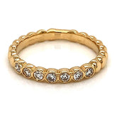 14 Karat Yellow Gold Diamond Ring