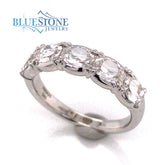 14K White Gold Ring w/ 1.25cttw of LG Diamonds(size 6.5)