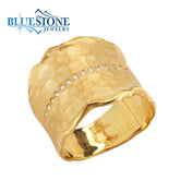 14 Karat Yellow Gold Diamond Ring
