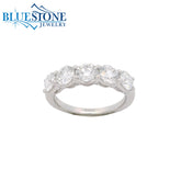 14KWG 5 Round Cut LAB-Grown Diamond Ring at 2CTW - Size 6.5