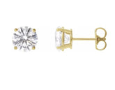 14KYG 4 Prong Lab-Grown Diamond Stud Earrings - 7.25mm, 3.00tcw
