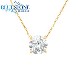 14KYG Lab-Grown Diamond Necklace - 3.05ctw, 18"