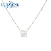 14KWG Lab-Grown Diamond Necklace - 1.01ctw, 18"