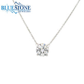 14KWG Lab-Grown Diamond Necklace - 2.05ctw, 18"