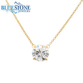 14KYG Lab-Grown Diamond Necklace - 2.03ctw, 18"