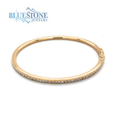 14kt Yellow Gold Diamond Bangle Bracelet