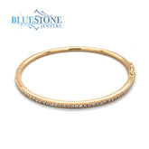 14kt Yellow Gold Diamond Bangle Bracelet