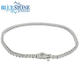 14KWG LAB-Grown Diamond Tennis Bracelet 3CTW - 7"
