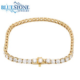 14KYG LAB-Grown Diamond Tennis Bracelet 7.00CTW - 7"