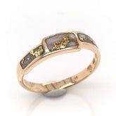 14 Karat Yellow Gold Ring w/ Gold Quartz - Size 7.5