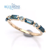 14 Karat Yellow Gold Topaz Ring