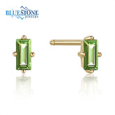 14kt Yellow Gold Tourmaline Earrings