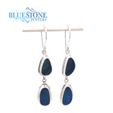 Sterling Silver Earrings with Australian Opals