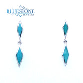 Silver Earrings with Turquoise