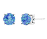 Silver Opal Earrings