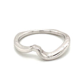 14 Karat White Gold Wedding Band