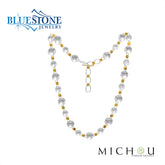 Silver & Gold Reversible Necklace- 18"