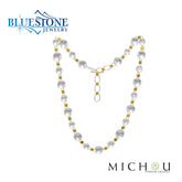 Silver & Gold Reversible Necklace- 18"