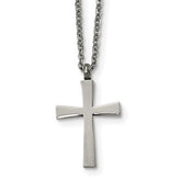 Stainless Steel Cross Pendant on 18" Chain
