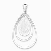 Sterling Silver Tear Drop Pendant