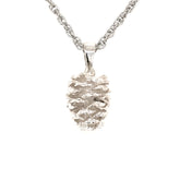 Sterling Silver Alder Pine Cone Pendant -1.7g