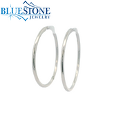 Sterling Silver 2mm Hoop Earrings