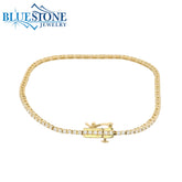 14KYG LAB-Grown Diamond Tennis Bracelet 1.00CTW - 7"