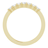 14K Yellow 1/3 CTW Natural Diamond Anniversary Band