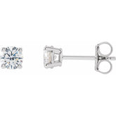 14K White 1/2 CTW Lab-Grown Diamond Earrings